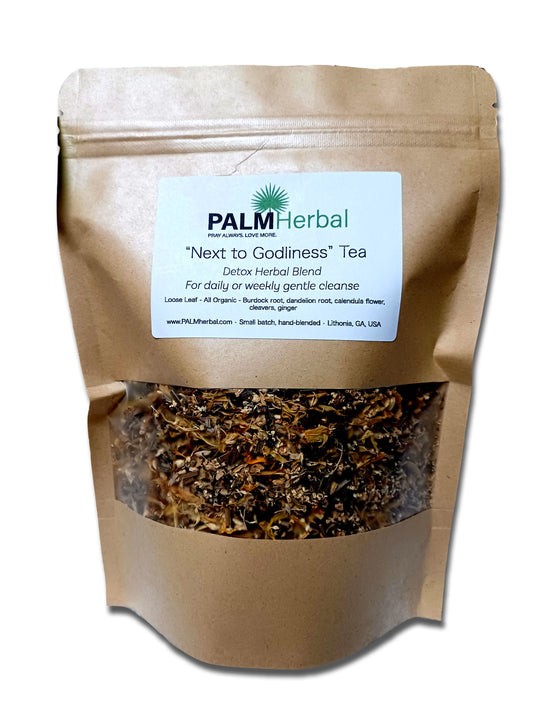 Detox Tea Blend - "Next to Godliness" Herbal Cleanse
